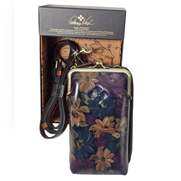 Patricia Nash Pertina Peruvian Painting Frame Phone Crossbody - Picture 1 of 6